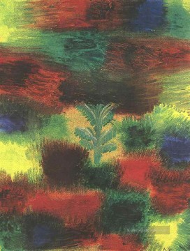  abstrakt malerei - Little Tree Amid Shrubbery Abstrakter Expressionismusus